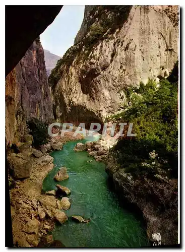 Moderne Karte Paysages de France Haute Provence Gorges du Verdon