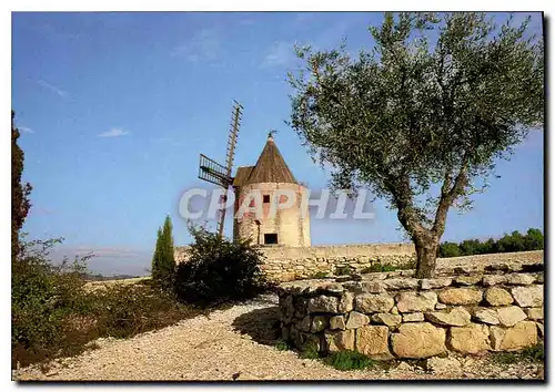 Moderne Karte La Provence le Moulin de Daudet