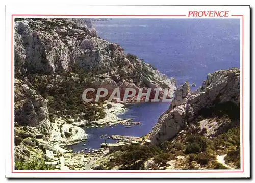 Cartes postales moderne Reflets de Provence Entre Marseille et Cassis B du R la Calanque de Morgiou Sugiton et le Bec de