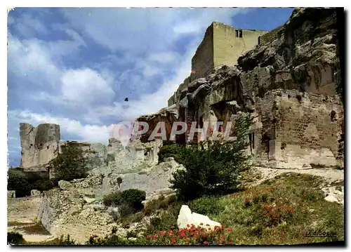 Cartes postales moderne Reflets de Provence les Baux en Provence B du R les ruines du Chateau