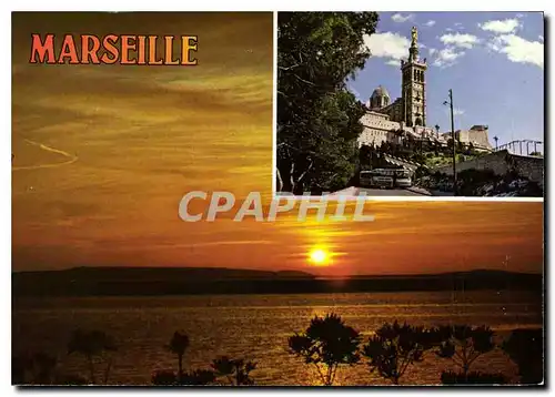 Cartes postales moderne Souvenir de Marseille vue generale