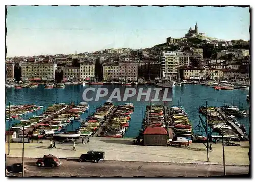 Moderne Karte Le Carrefour du Monde Marseille le Vieux Port