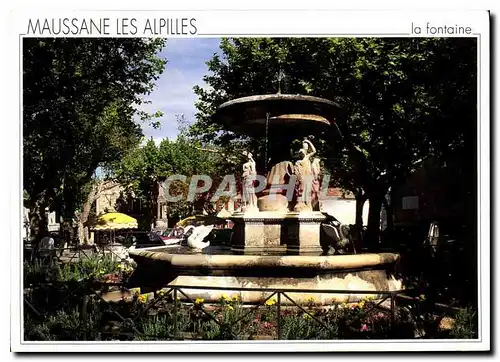 Cartes postales moderne Maussane les Alpilles la Fontaine du Village