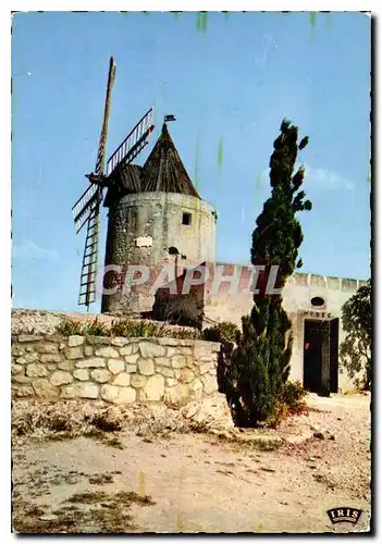 Cartes postales moderne Reflets de Provence Fontvieille B du R le Moulin de Daudet d'ou le grand conteur a date ses Lett