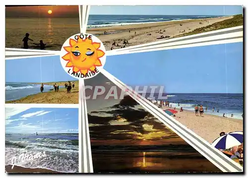 Cartes postales moderne Visage des Landes Douceur de la Cote Landaise Aquitaine