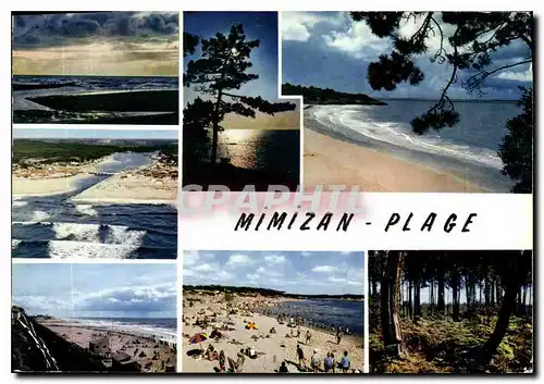 Cartes postales moderne Mimizan Landes ses Plages son Lac sa Foret