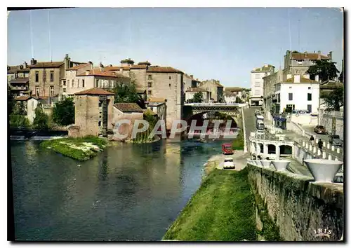 Cartes postales moderne Mont de Marsan Landes confluent de la Douze et du Midou Formant la Midouze