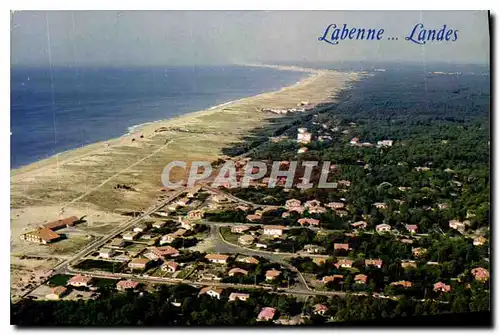 Cartes postales moderne Sur la Cote Sud des Landes Labenne Ocean vue panoramique de la plage et des residences au coeur