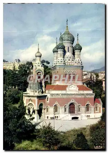 Cartes postales moderne Reflets de la Cote d'Azur Nice A M l'Eglise Russe  Russie Russia