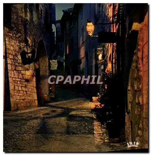 Cartes postales moderne Reflets de la Cote d'Azur Grand rue au Crepuscule