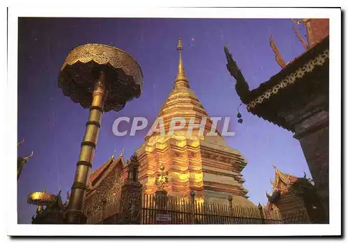 Moderne Karte doi Suthep Temple Chiang Mai Thailand