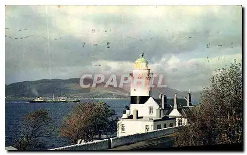 Cartes postales moderne The Cloch Lighthouse Firth of Clyde Scotland Stands on the beautiful coast road between Gourock