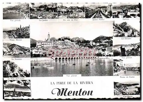 Cartes postales moderne La Perle de la Riviera Menton