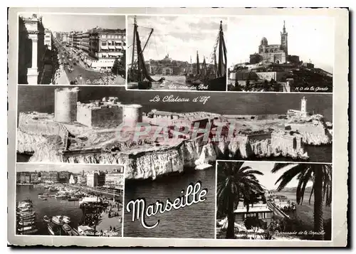 Cartes postales moderne La Carrefour du Monde Marseille Souvenir