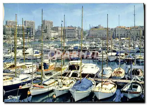 Cartes postales moderne Marseille B du Rh le Vieux Port