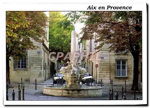 Cartes postales moderne Aix en Provence B du R Fontaine des 4 dauphins