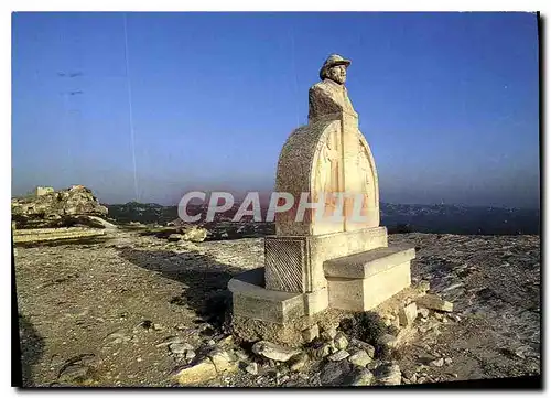Cartes postales moderne Les Baux de provence la Citadelle Monument Charloun Rieu Poete Provencal qui a chante les Baux