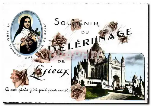 Cartes postales moderne Souvenir du Delerinage de Lisieux