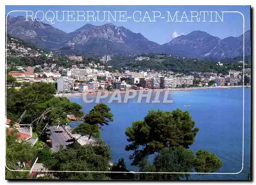 Cartes postales moderne La Cote d'Azur French Riviera Roquebrune Cap Martin Bord de Mer