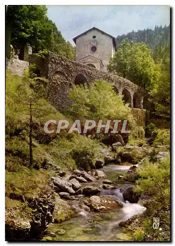 Moderne Karte Paysages de France la Brique Alpes Maritimes le Sanctuaire de Notre Dame des Fontaine