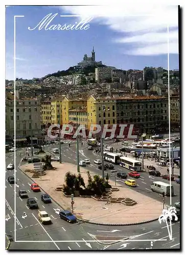 Cartes postales moderne La Provence et ses Charmes Marseille Quai des Belges et Cours J Ballard