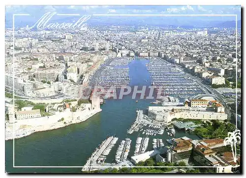 Cartes postales moderne Les Provence et ses Charmes Marseille le Vieux Port