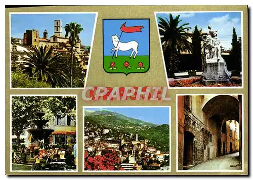 Cartes postales moderne Cote d'Azur Souvenir de Grasse A M