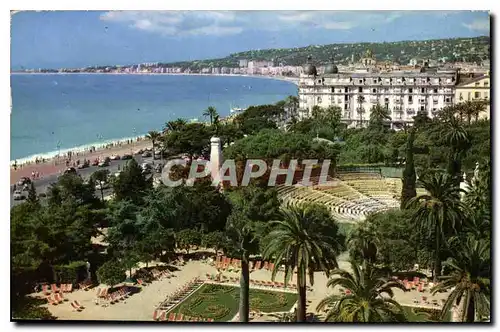 Cartes postales moderne Nice les Jardins Albert Ier l'Hotel Ruhl