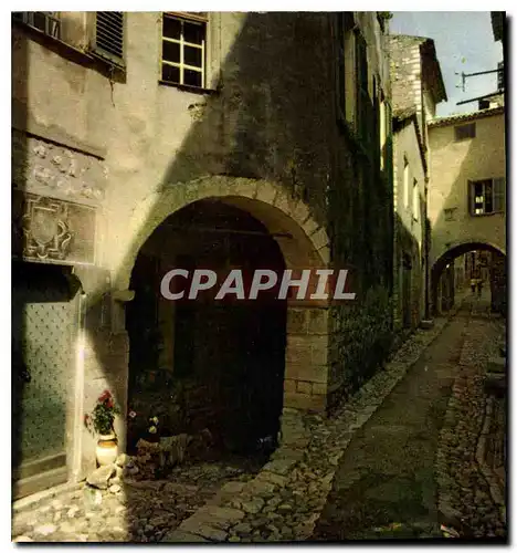 Moderne Karte La Cote d'Azur miracle de la nature Saint Paul Alpes Maritimes Vieille rue