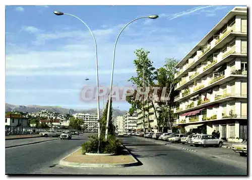 Cartes postales moderne La Cote d'Azur Cros de Cagnes le Boulevard J F Kennedy