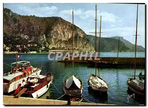 Cartes postales moderne La Cote d'Azur miracle de la nature Beaulieu sur Mer A M le Port Bateaux