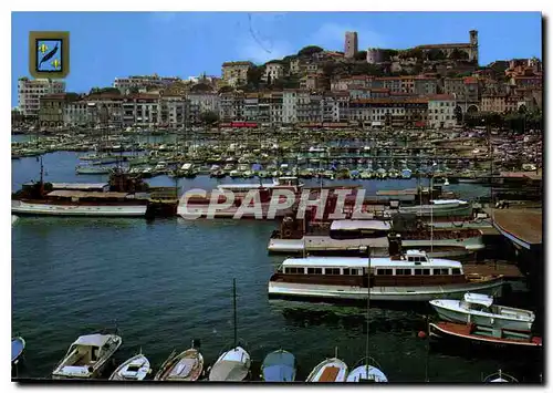 Moderne Karte Cannes un Coin du Port le Quai Saint Pierre et le Suquet