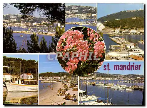 Moderne Karte Lumiere et Beaute de la Cote d'Azur Souvenir de Saint Mandrier