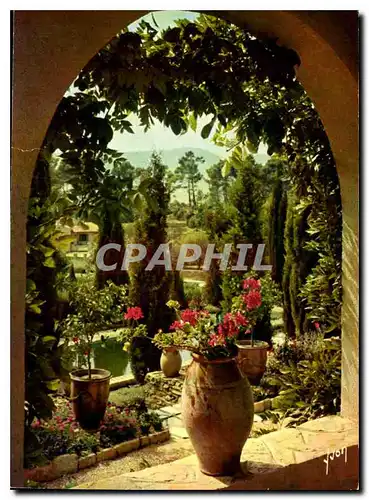 Cartes postales moderne La Cote d'Azur miracle de la nature Jardin Provencal