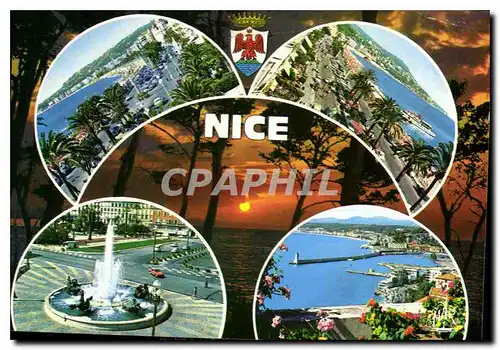 Cartes postales moderne La Cote d'Azur Souvenir de Nice