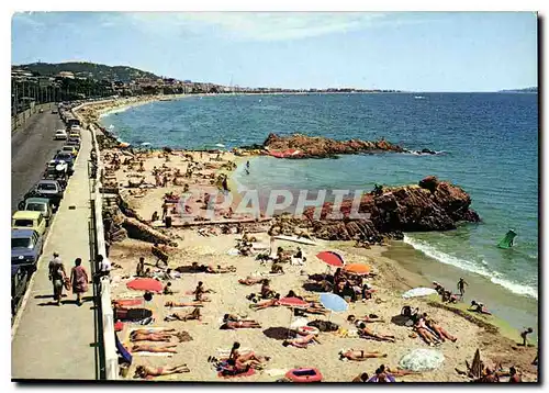 Cartes postales moderne La Cote d'Azur cannes la Bocca la plage