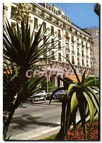 Moderne Karte Nice Cote d'Azur Promenade des Anglais Hotel Royal