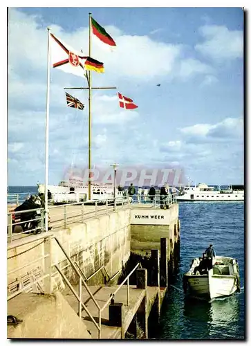 Cartes postales moderne Nordseehellbad insel Helgoland an der Lanaungsbrucke