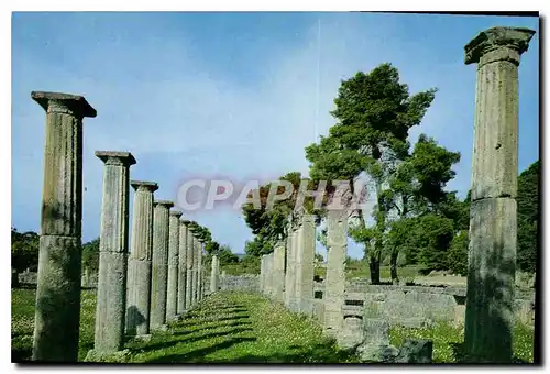 Moderne Karte Olympie la Palestre