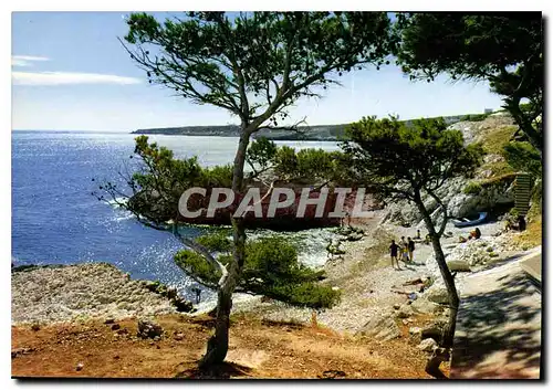 Cartes postales moderne Environs de Sausse Effets de Lumiere de la Calanque du Four a Chaux