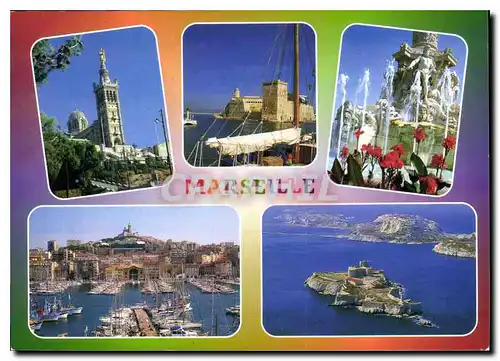 Cartes postales moderne Reflets de Provence Marseille Bouches du Rhone