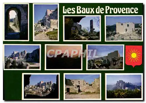 Cartes postales moderne Les Baux de provence B du R Place Forte des le XI S le Chateau fut rase sur les ordes de Louis X