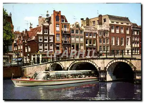 Moderne Karte Amsterdam Holland Singel