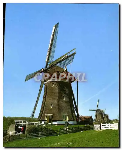 Cartes postales moderne Leidschendam Holland Moulin a vent