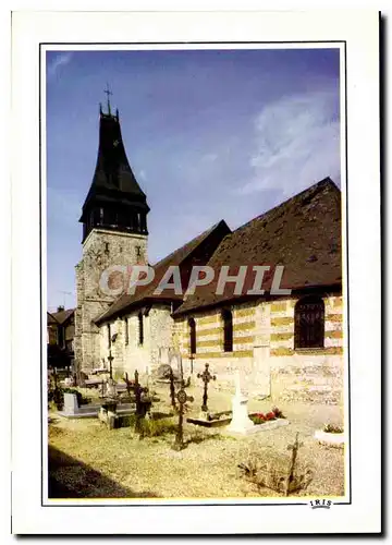 Moderne Karte Reflets de la Normandie Environs de Auffay la chapelle de Saint Denis