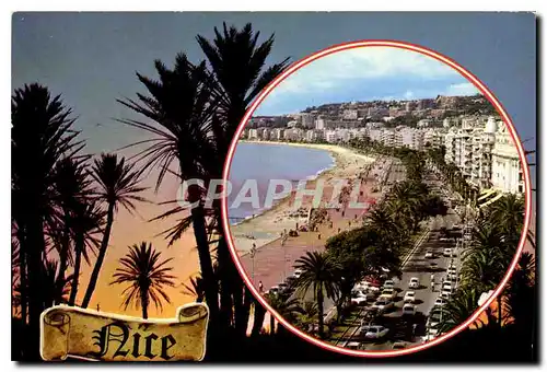 Cartes postales moderne La Cote d'Azur inoubliable Nice Alpes Maritimes