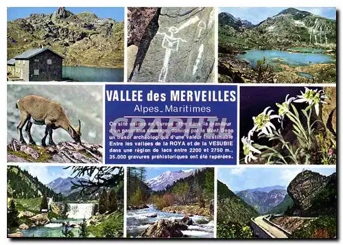 Cartes postales moderne Vallee des Merveilles Alpes Maritimes