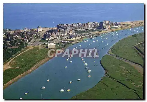 Cartes postales moderne La Cote fleurie Cabourg Calvados la plage des Fleurs port de la Dives Cap Cabourg