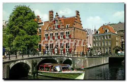 Cartes postales moderne Amsterdam Holland Maison aux trois canaux