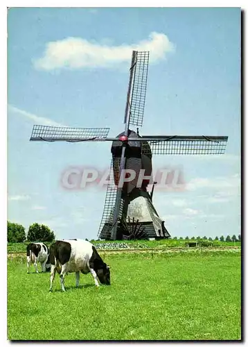 Moderne Karte Holland Moulin a Vent